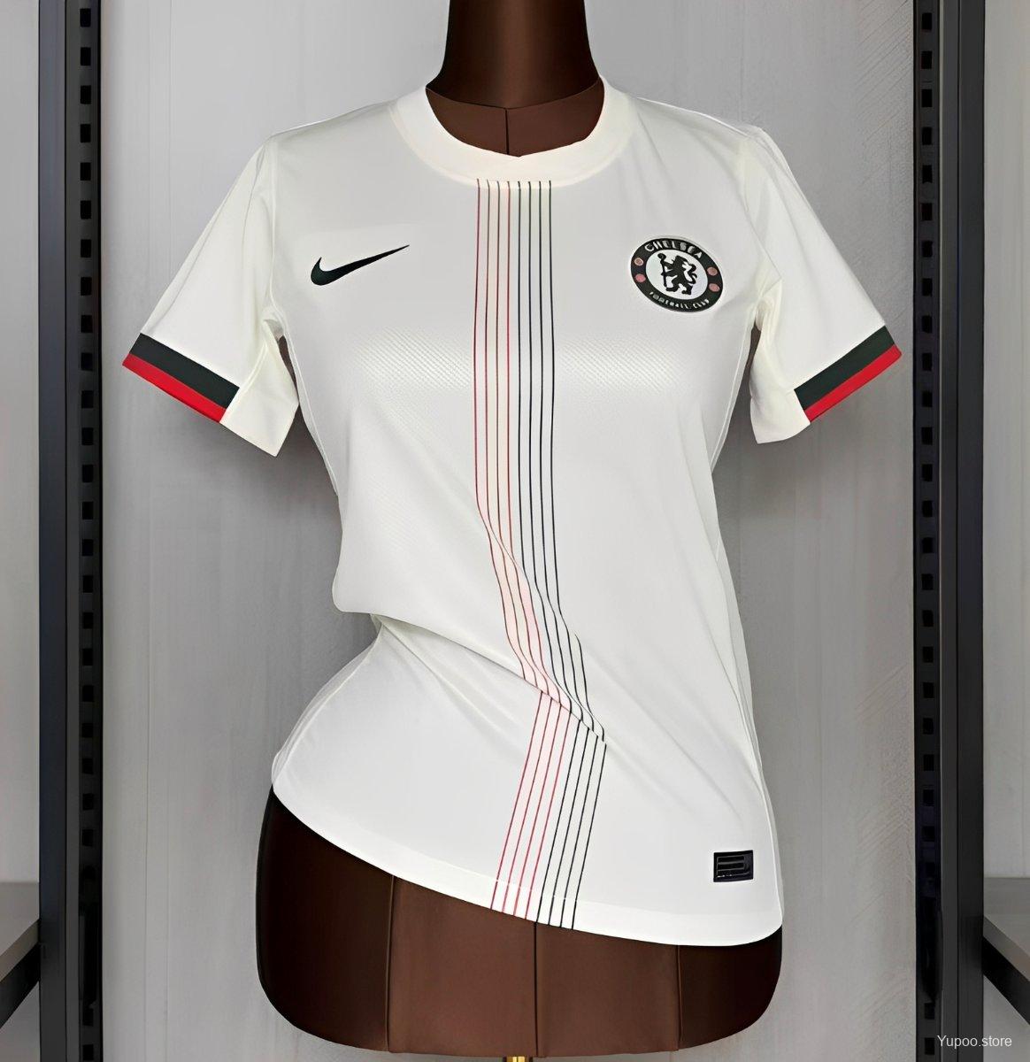 Camiseta de fútbol Chelsea 2025/26 VISITANTE MANGA CORTA VERSION FAN